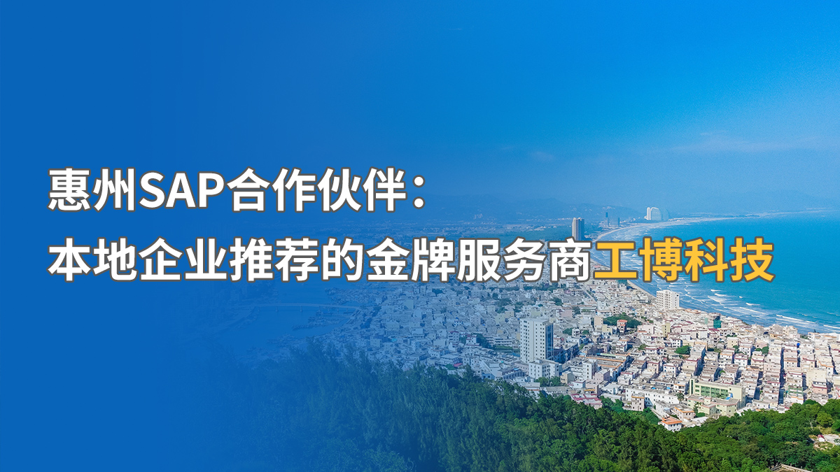 惠州SAP實施公司推薦：制造業(yè)SAP ERP實施找哪家？